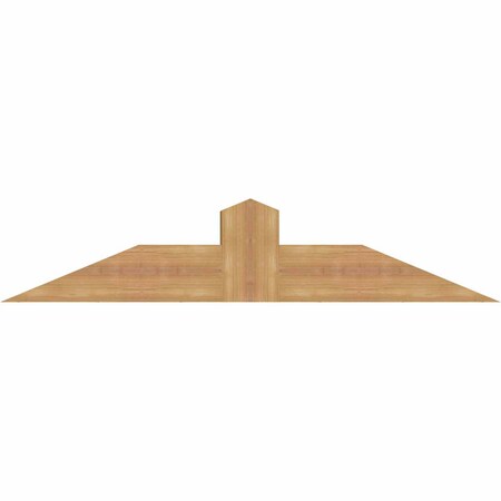 Ekena Millwork Portland Smooth Timber Gable Bracket, Western Red Cedar, 48"W x 10"H x 5 1/2"D x 5 1/2"F, 5/12 Pitch GBW048X10X0606POR00SWR